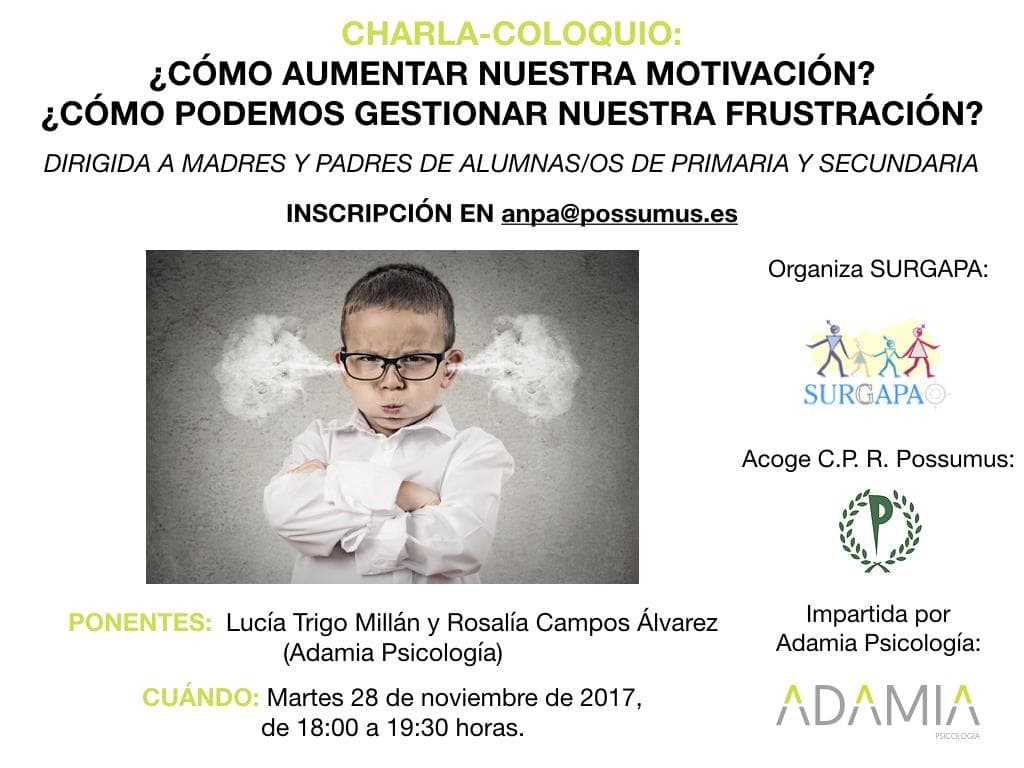 Charla sobre motivación y frustración 2017