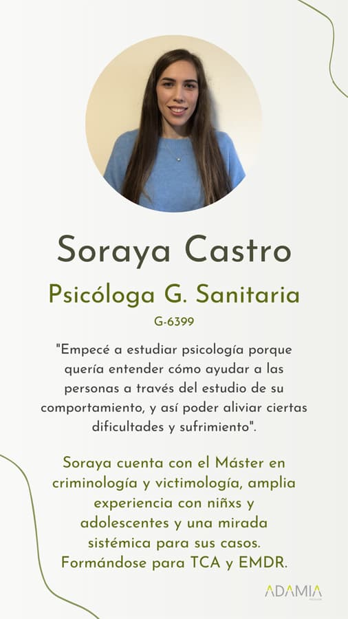 Soraya Castro, psicóloga en Vigo