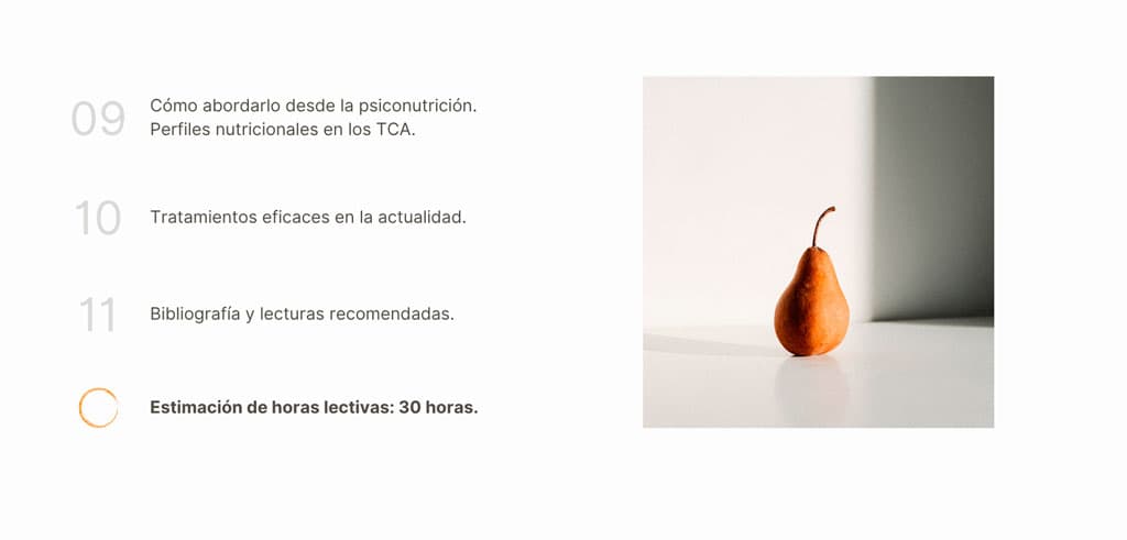 Trastorno de la Conducta Alimentaria (TCA)